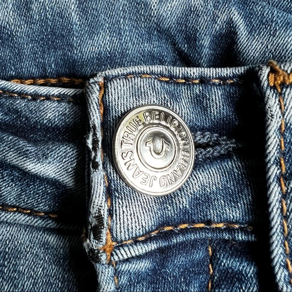 💯 True Religion Jennie CURVY High-Rise Skinny size 24 - Picture 8 of 13